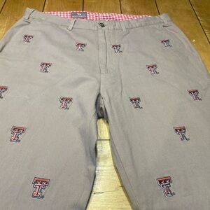 Pennington and Bailes Stadium Pants Texas Tech Red Raiders Size 36x32 Khaki